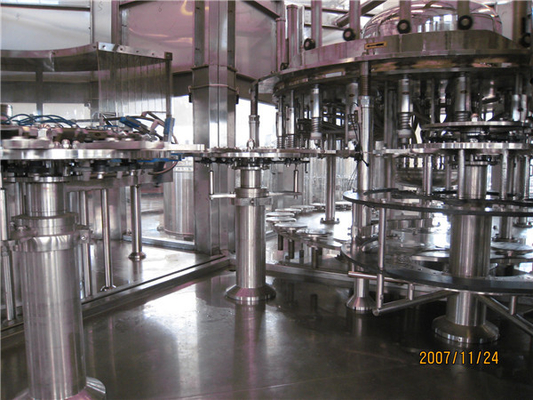 automatic gas carbonated drink washing filling capping 3-in-1 machine